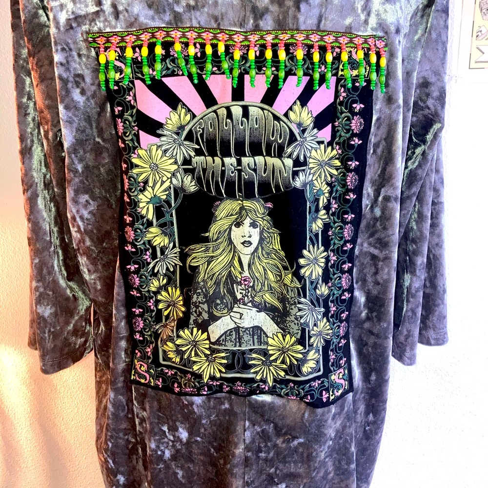 Stevie Nicks Velvet Kimono